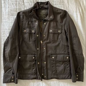 J. Crew relaxed boyfriend field coat, sz Large